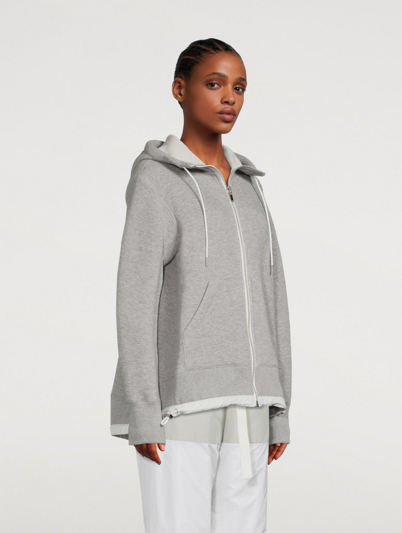 Sacai sponge cheap sweat hoodie