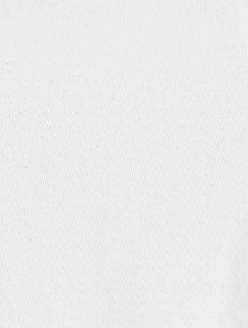 Cotton T-Shirt With Back Detail