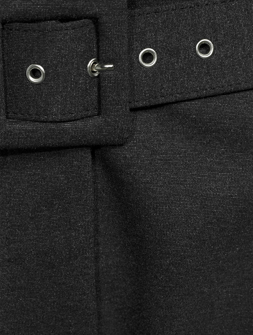 Belted Jersey Trousers
