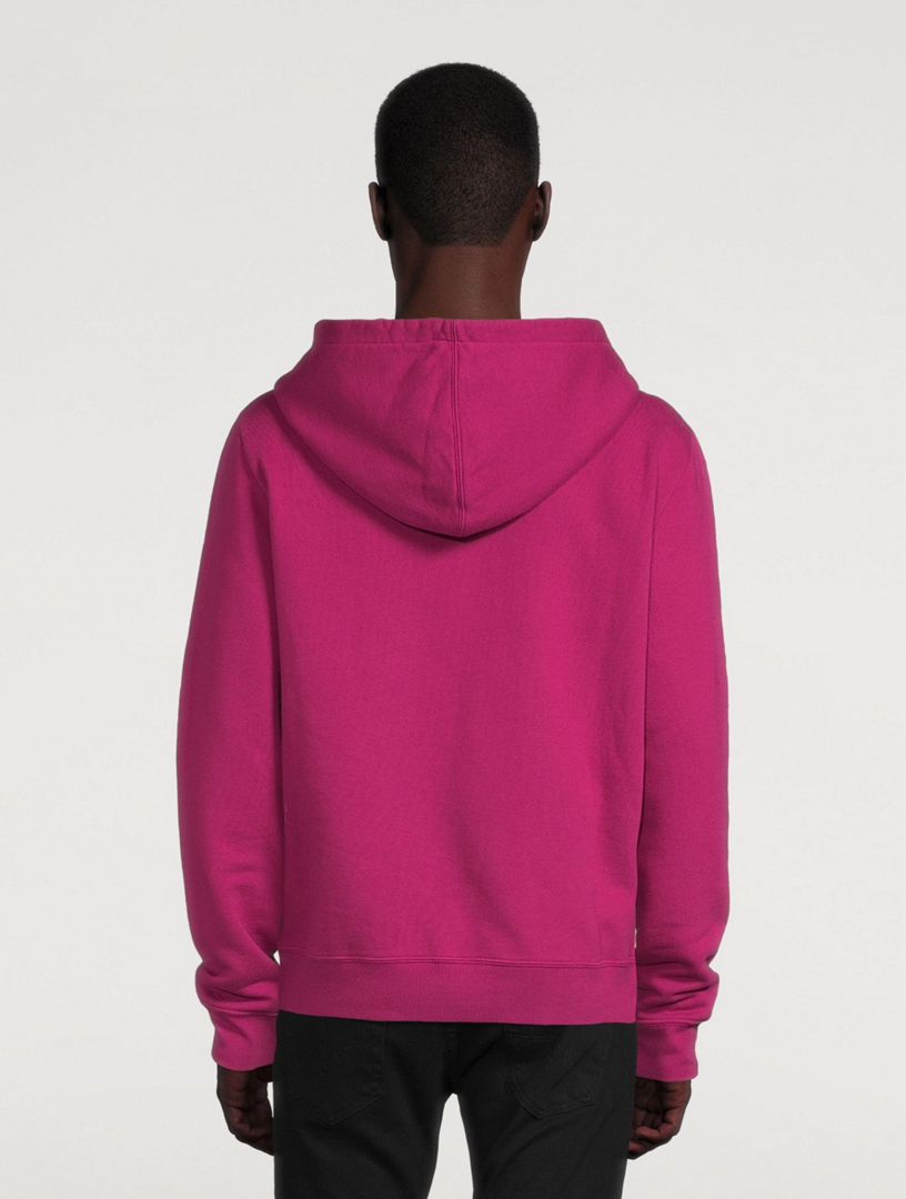 【SAINT LAURENT】RIVE GAUCHE LOGO HOODI.E Saint Laurent Rive Gauche Hoodie Gray Men's - US