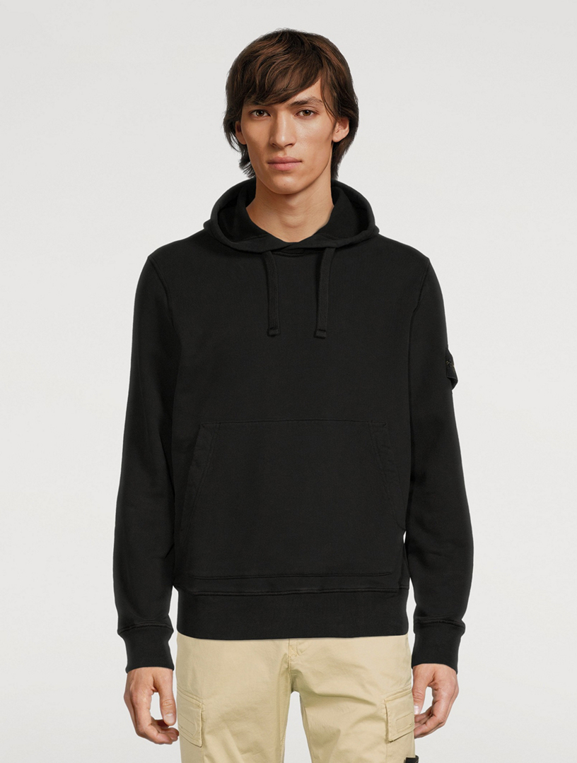 Brushed shop cotton hoodie