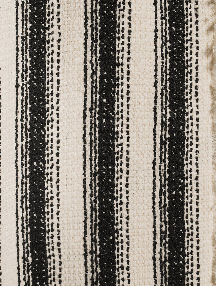 Tweed Jacket Stripe Print