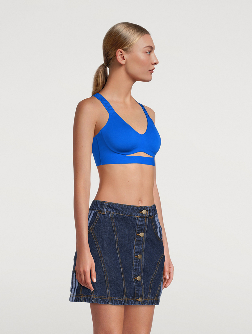 Ivy park blue shop sports bra