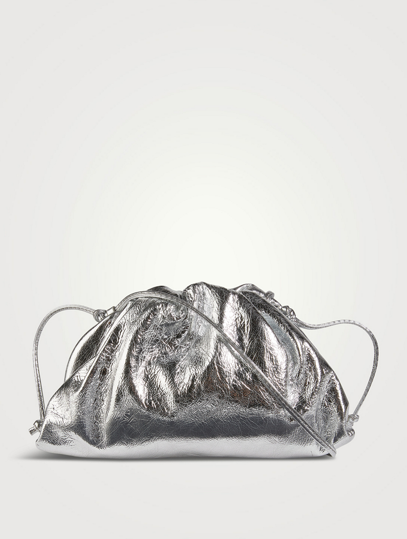 Silver bottega sale clutch