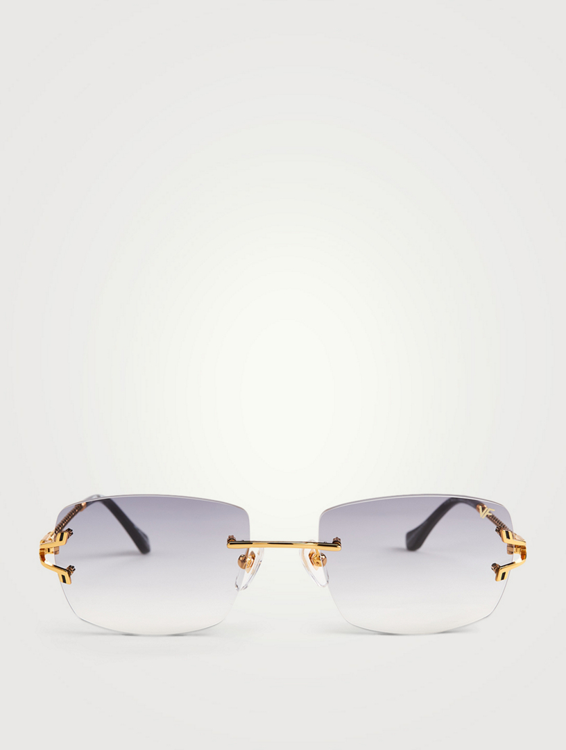 VF Bal Harbor 24K Gold Rectangular Sunglasses