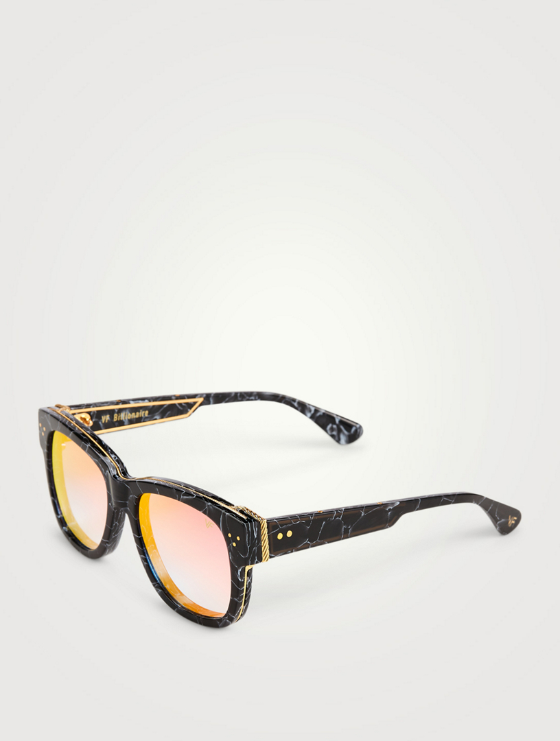 VINTAGE FRAMES COMPANY VF Billionaire Rectangular Sunglasses  display picture 1