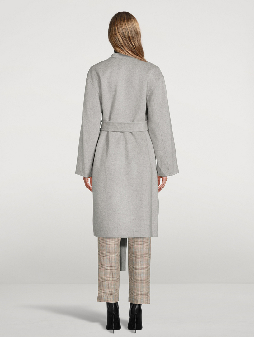 Theory cashmere hot sale wrap coat