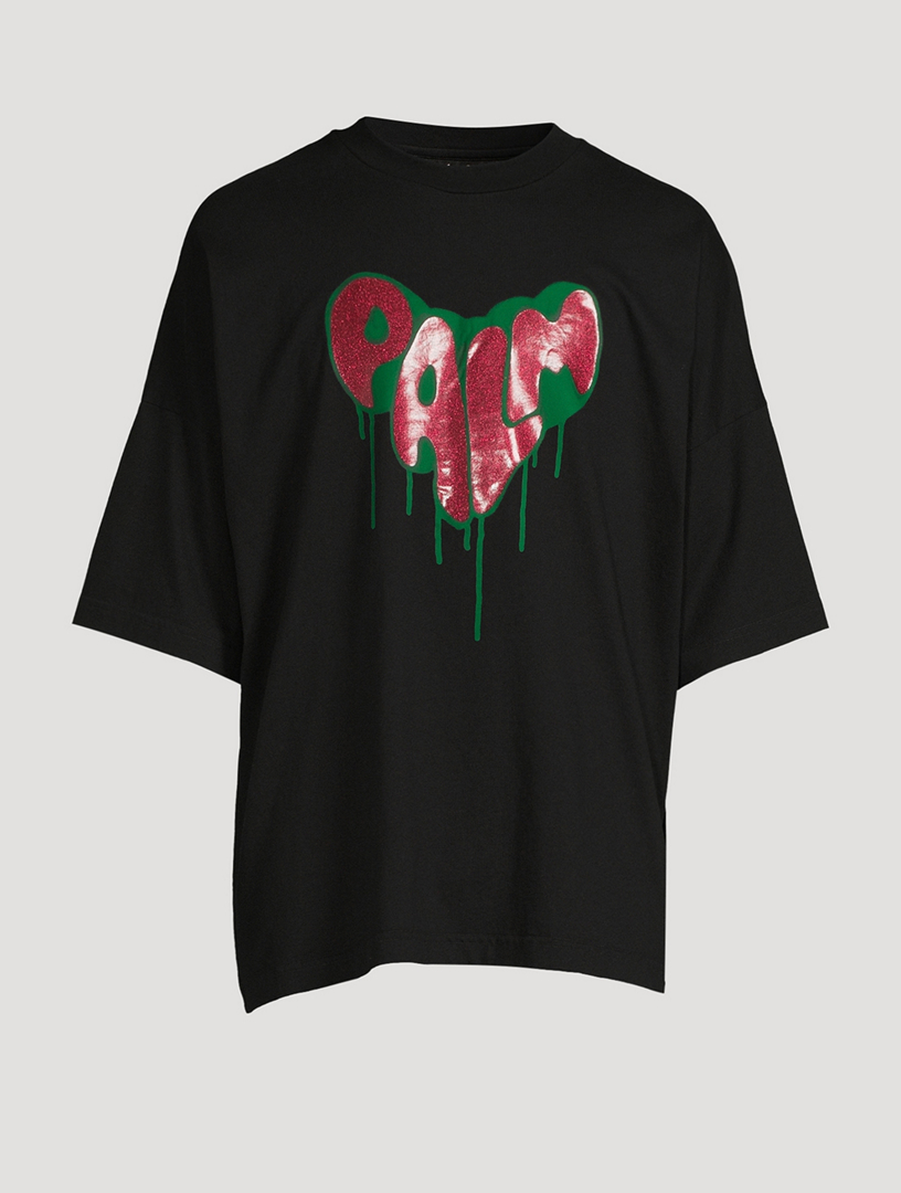 PALM ANGELS Spray Heart T-Shirt