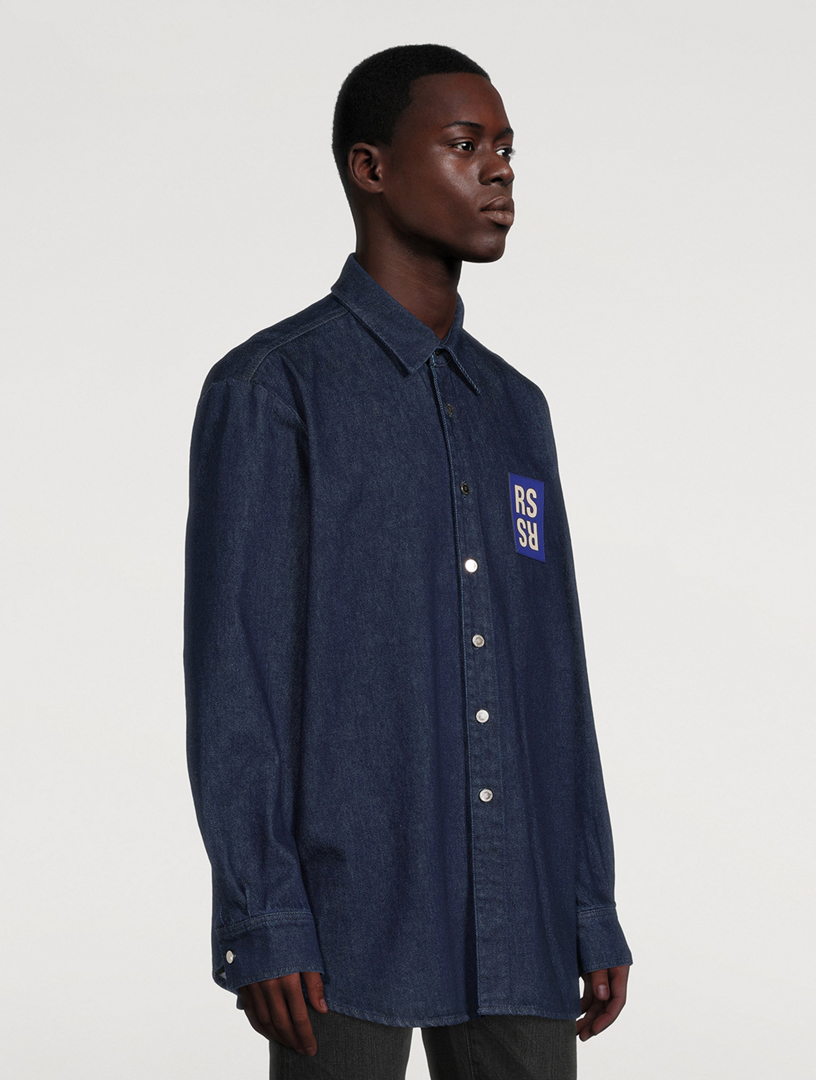 Raf simons denim store shirt