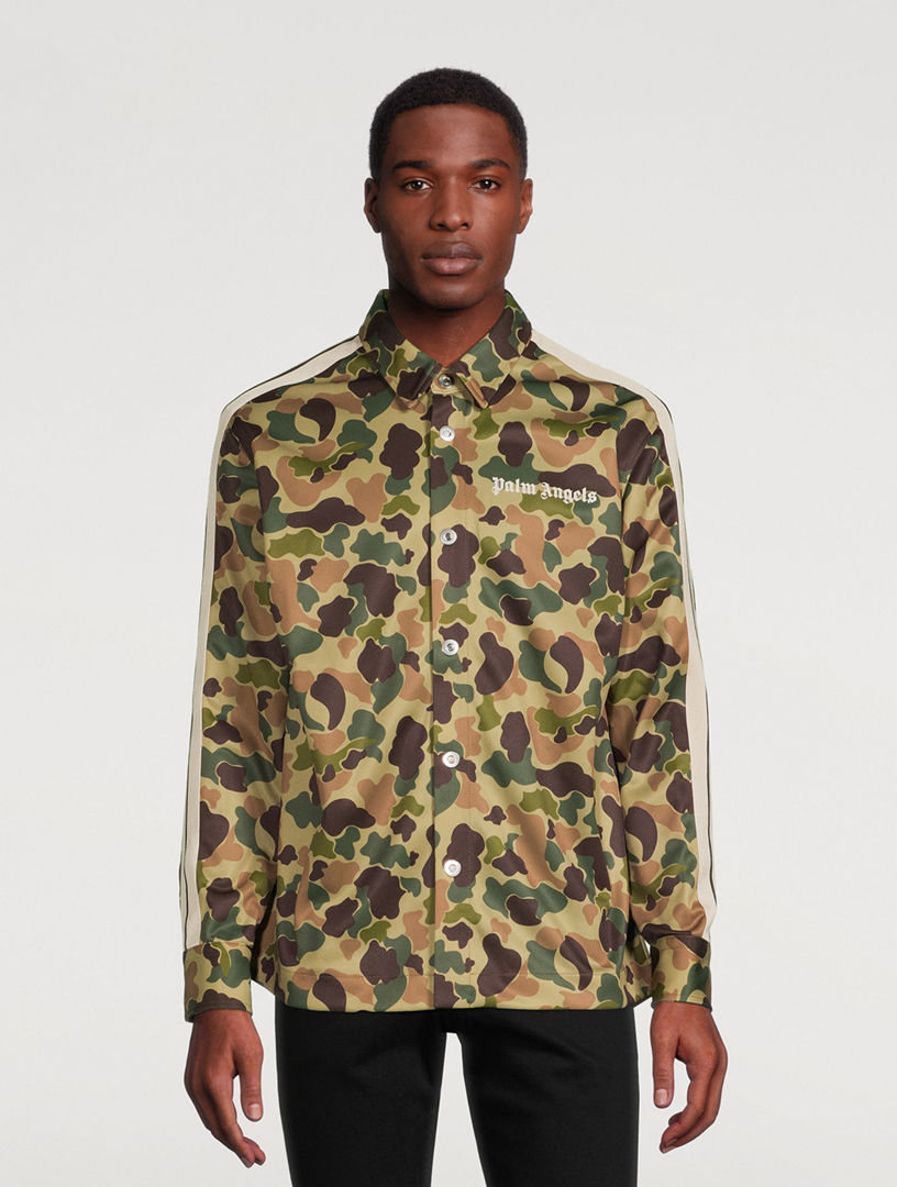 Camouflage Long-Sleeve Track Shirt