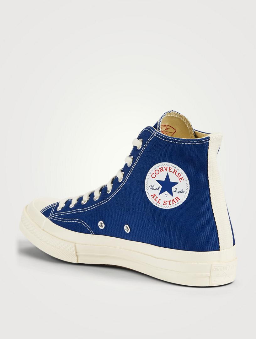 Converse comme des garçons cheap homme bleu