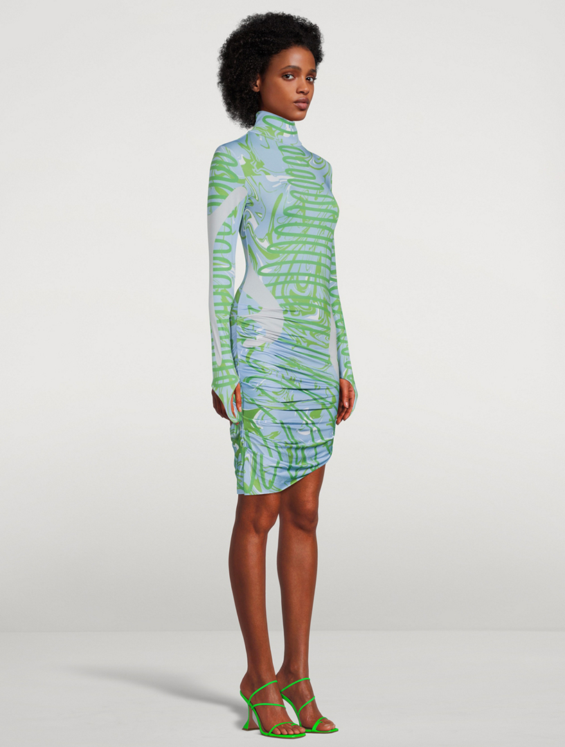 MAISIE WILEN Orbit City Long-Sleeve Mini Dress | Holt Renfrew