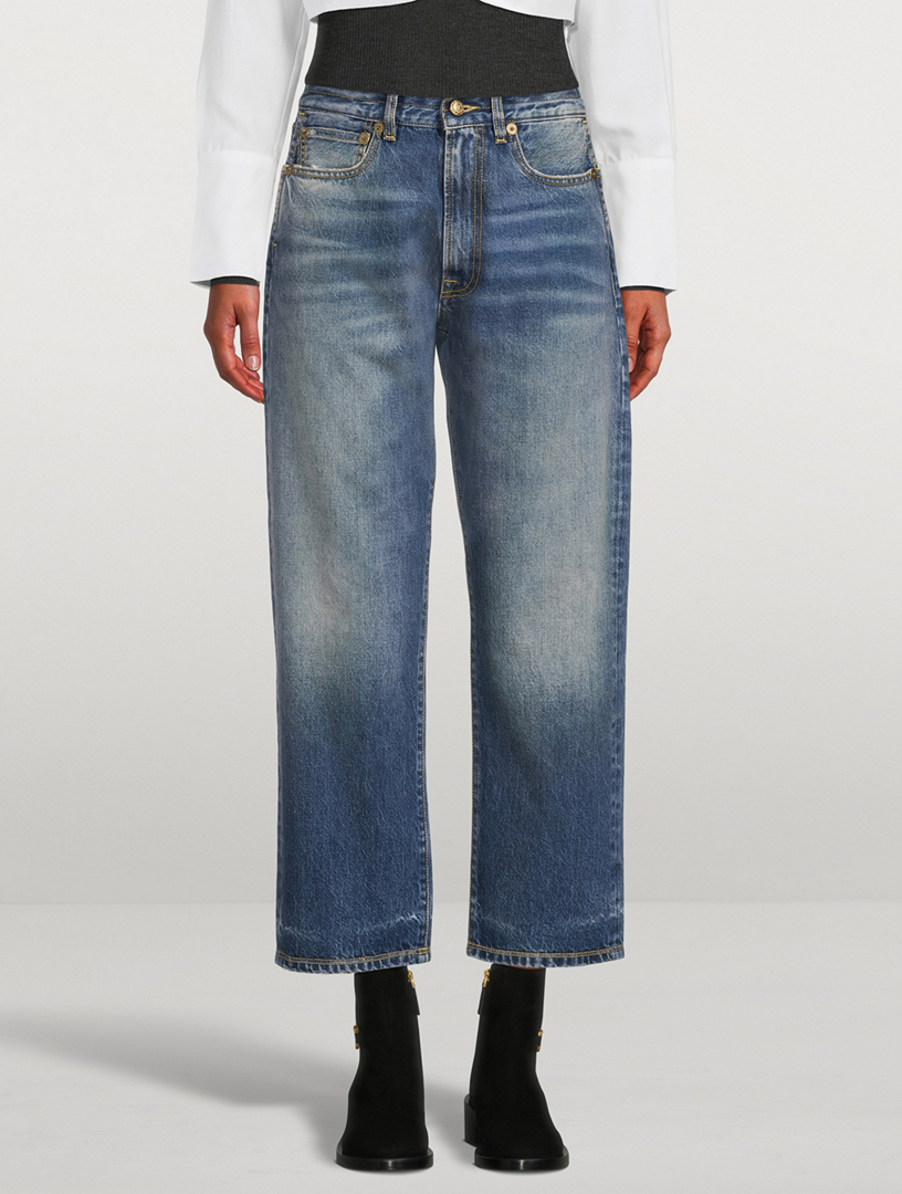 Double Pocket Boyfriend Jeans