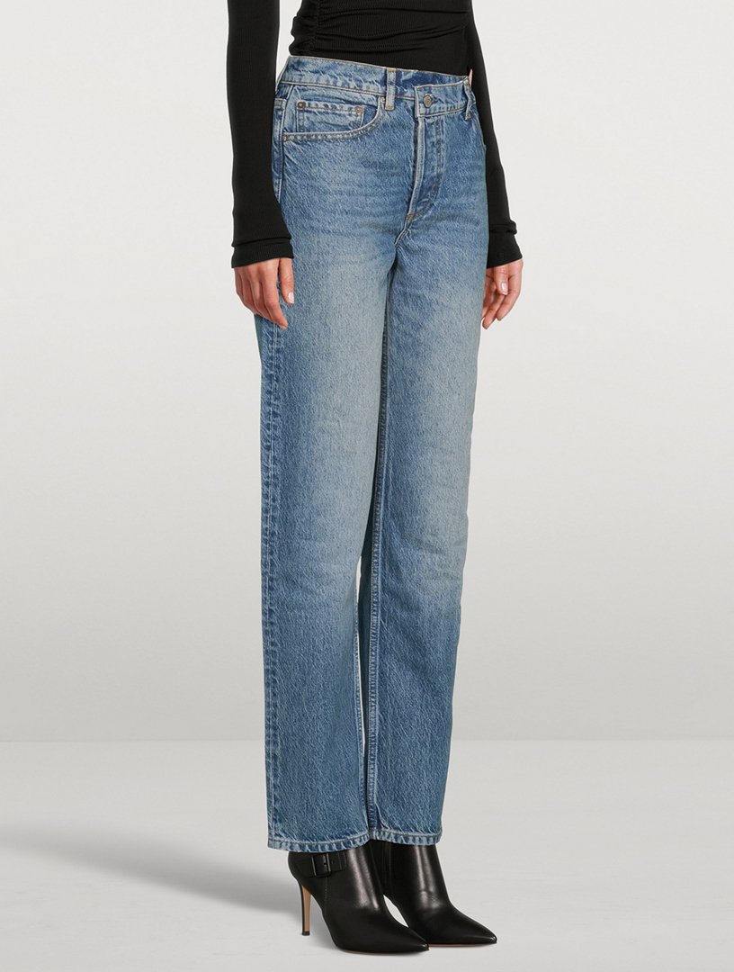 Casey Rigid Straight-Leg Jeans