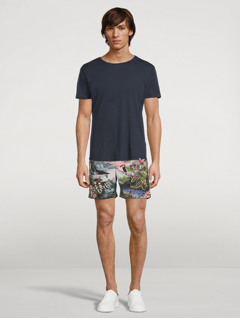 Bulldog Into The Jungle Swim Shorts