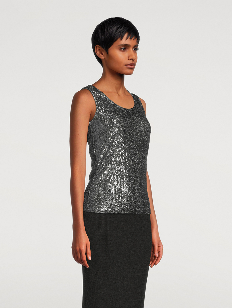Debardeur paillettes sale