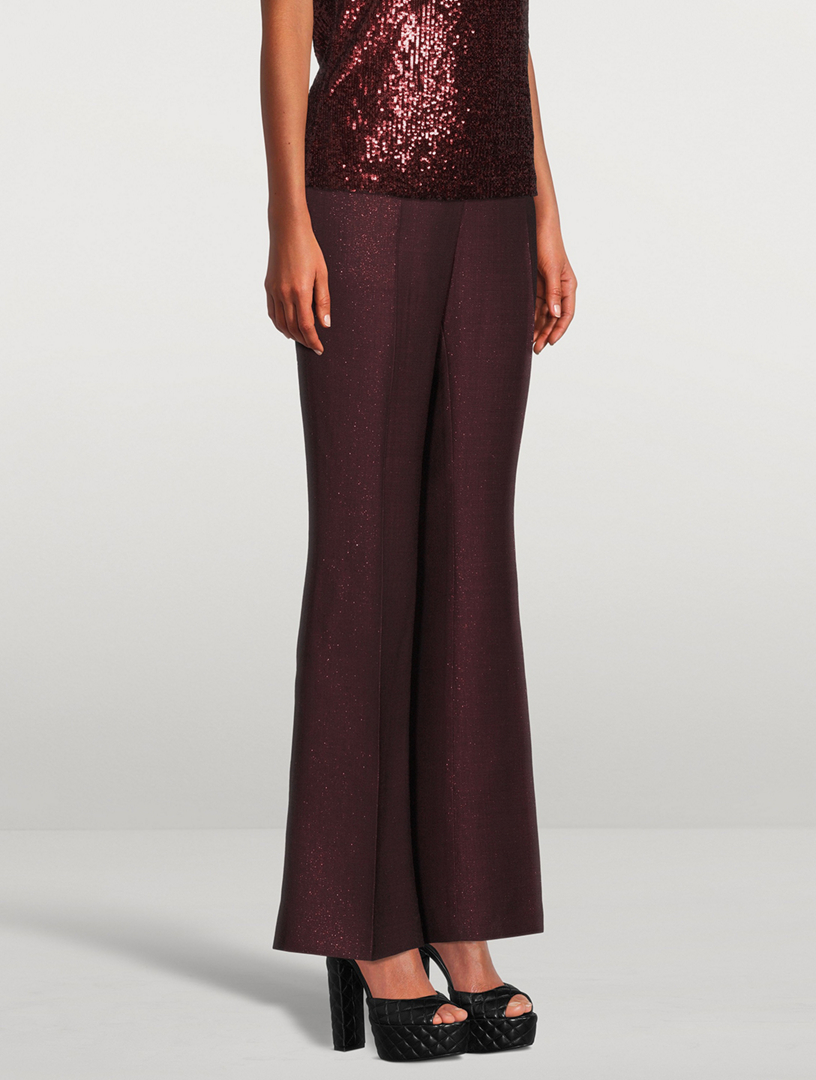 Farida Lurex Bootcut Trousers