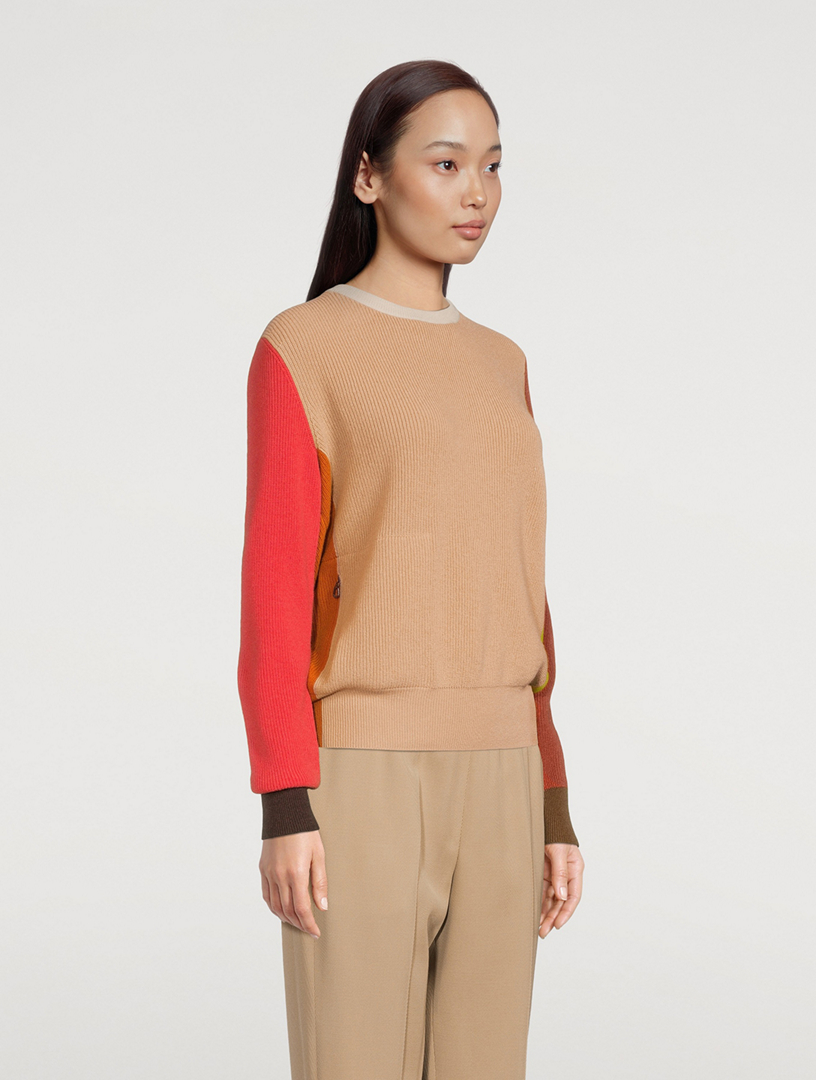 Colourblock Cashmere Sweater