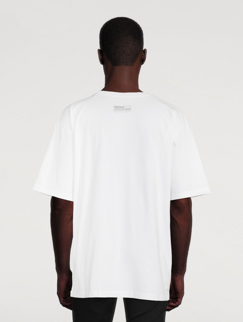 HERON PRESTON Cotton Split Graphic T-Shirt | Holt Renfrew