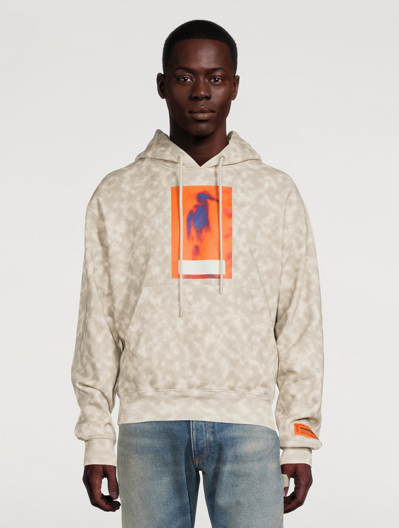 Buy Heron Preston Hoodie Noise Censored 'Beige