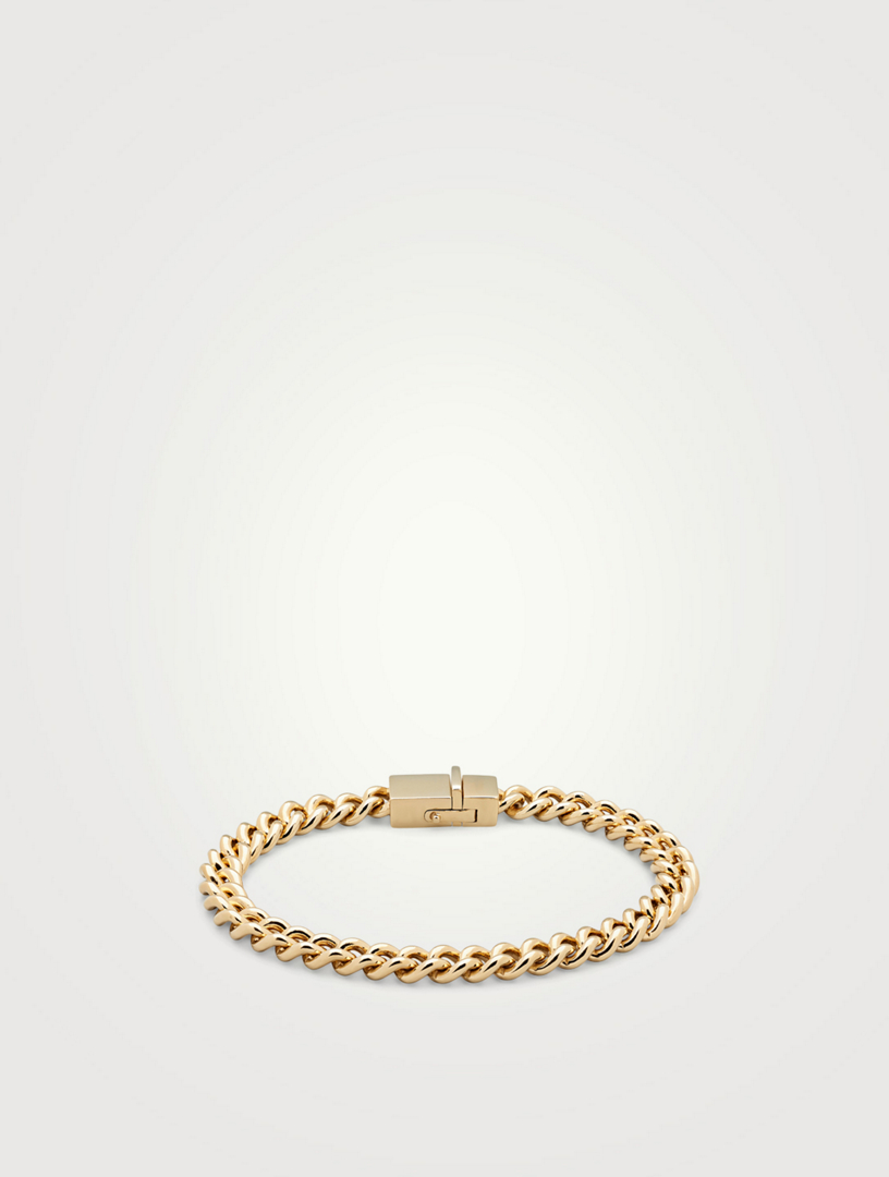 Thick Rounded Curb Bracelet