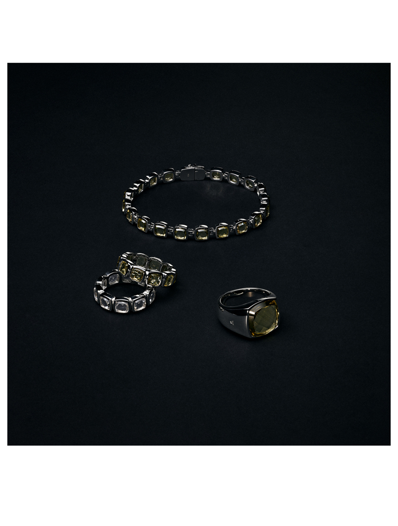 Tom Wood Shelby Ring Olive Quartz