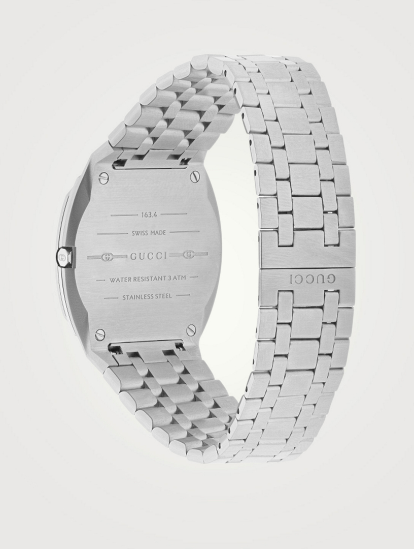 25H Stainless Steel Five-Links Bracelet Watch