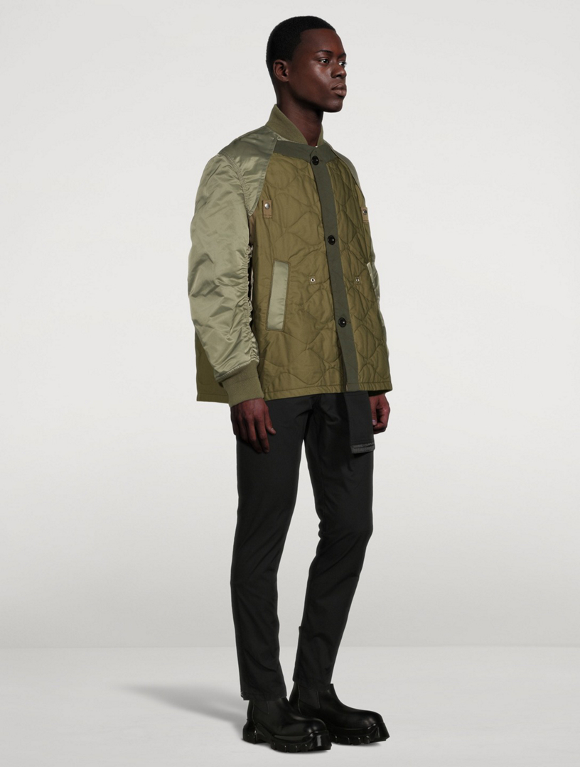 Nylon Twill Blouson Jacket