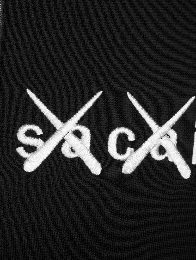 SACAI X KAWS Kaws Cotton Logo Hoodie | Holt Renfrew