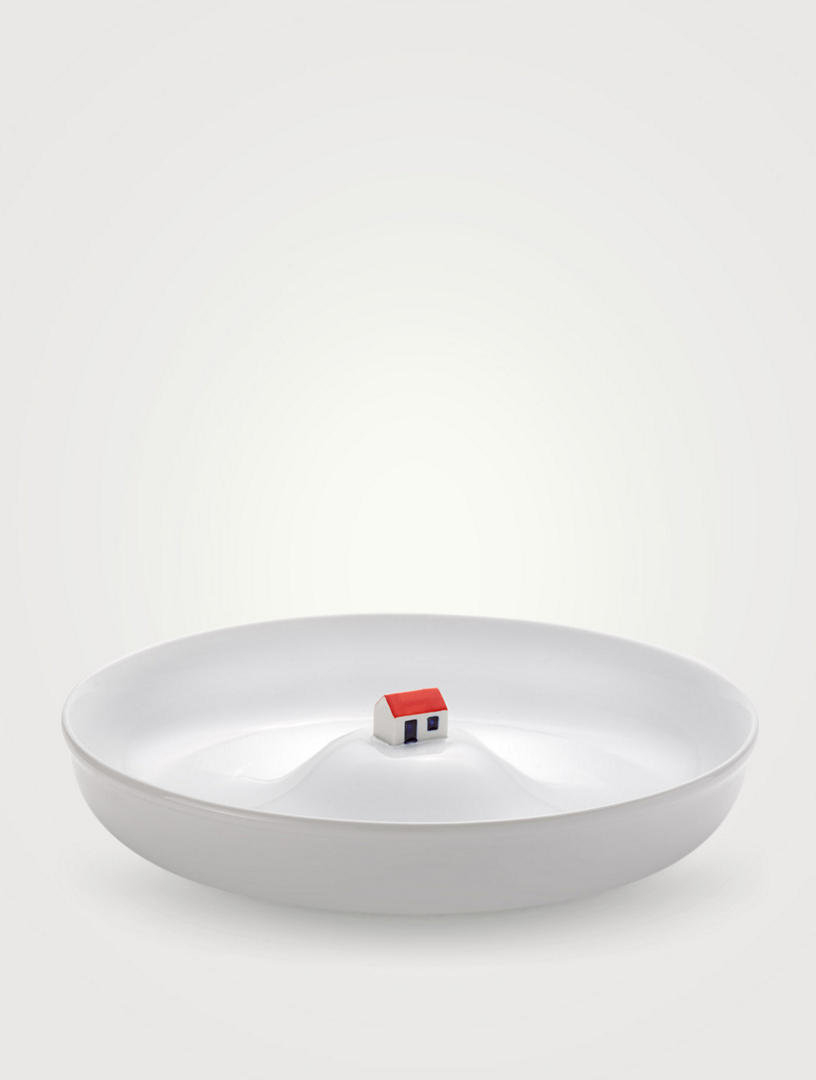 MOMA La Maison Inondée Ciotola Piccola Bianca - Design Patrick Martinez, 3,5x16 Cm, Lavabile In Lavastoviglie