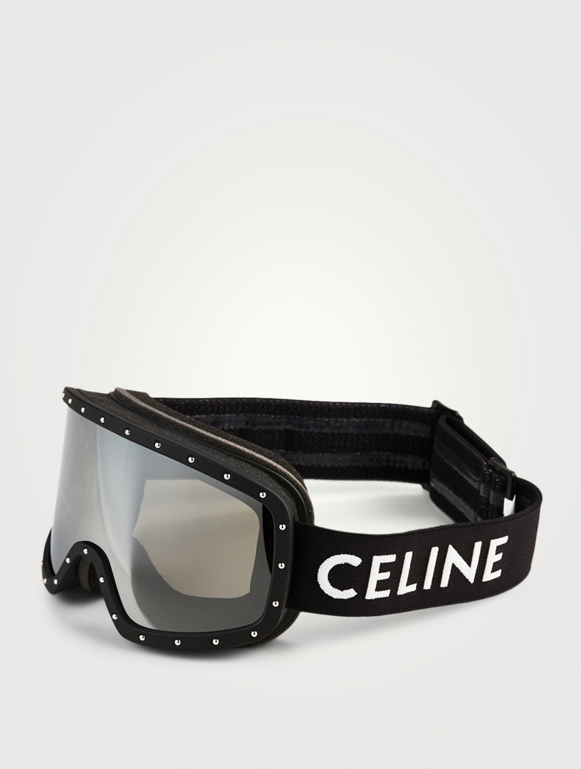 CELINE EYEWEAR Studded ski goggles