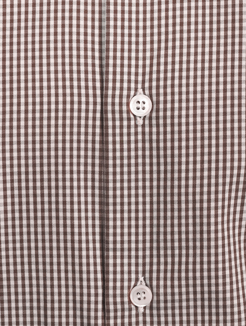 Cotton Shirt Grid Print