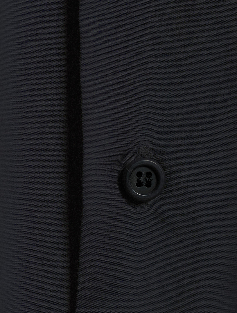 Cotton Poplin A-Line Shirt