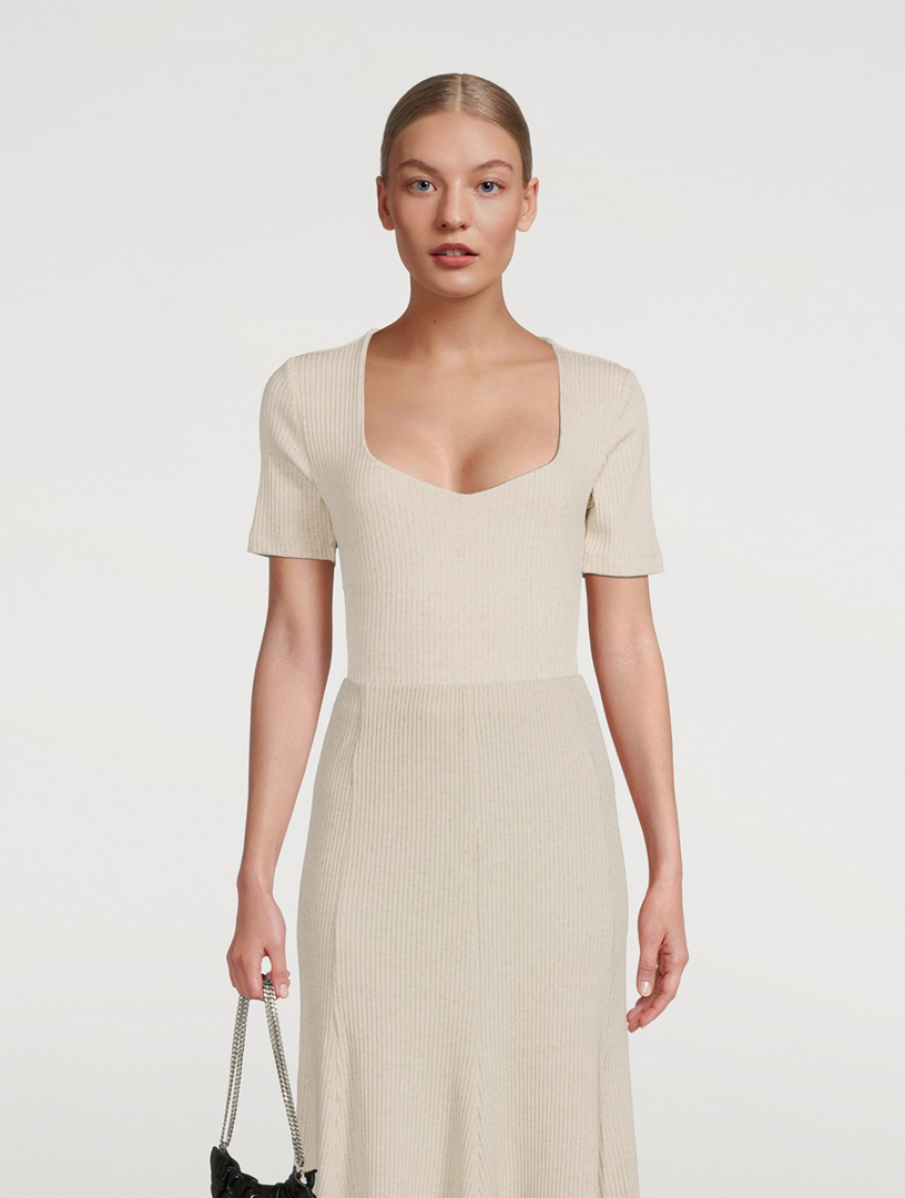 MARA HOFFMAN Marlow Knit Sweetheart Bodysuit Holt Renfrew