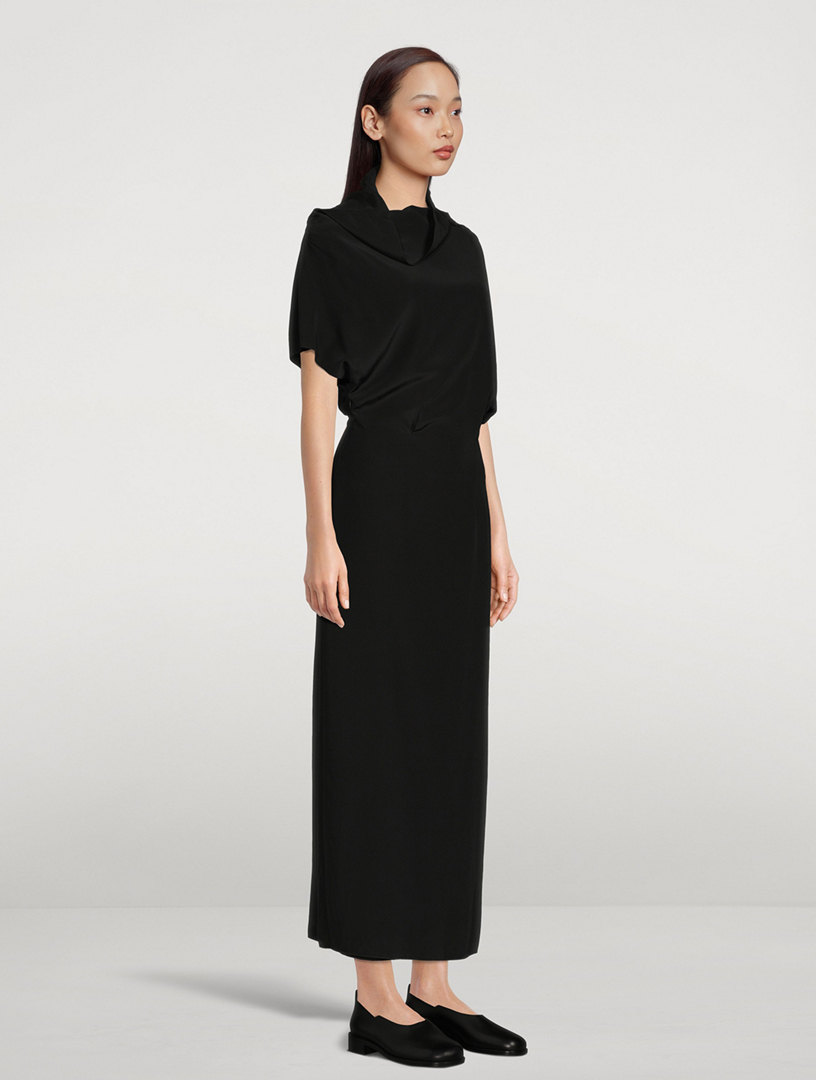 THE ROW Robe Elefina en cr pe de soie Holt Renfrew