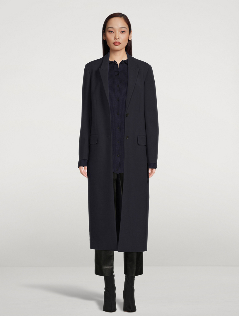Dustova Single-Breasted Coat