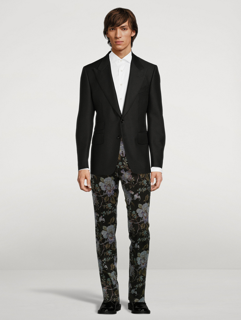 Atticus Velvet Pants Floral Print