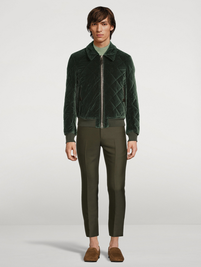 Velvet Quilted Jacket
