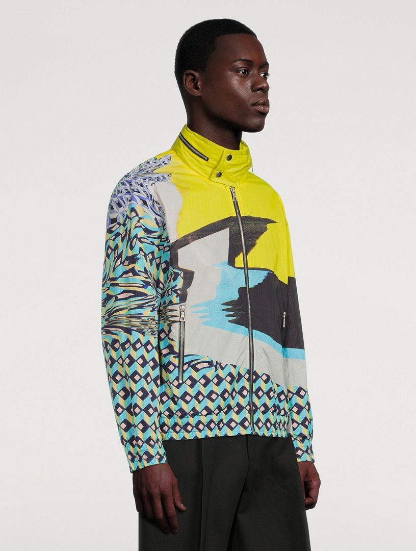 Vorn Printed Nylon Jacket