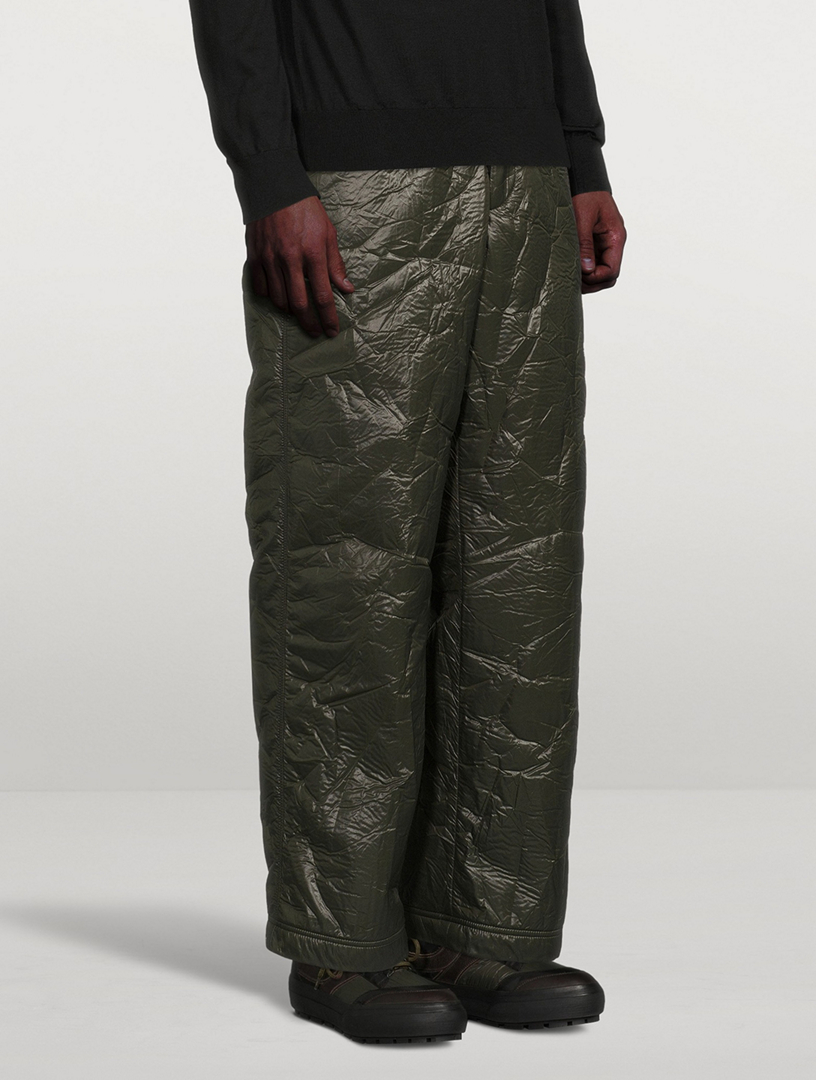 Perto Crinkled Satin Pants