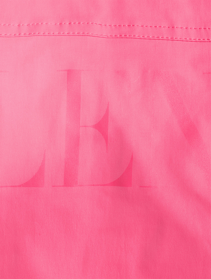 Optical Jacquard Windbreaker Jacket