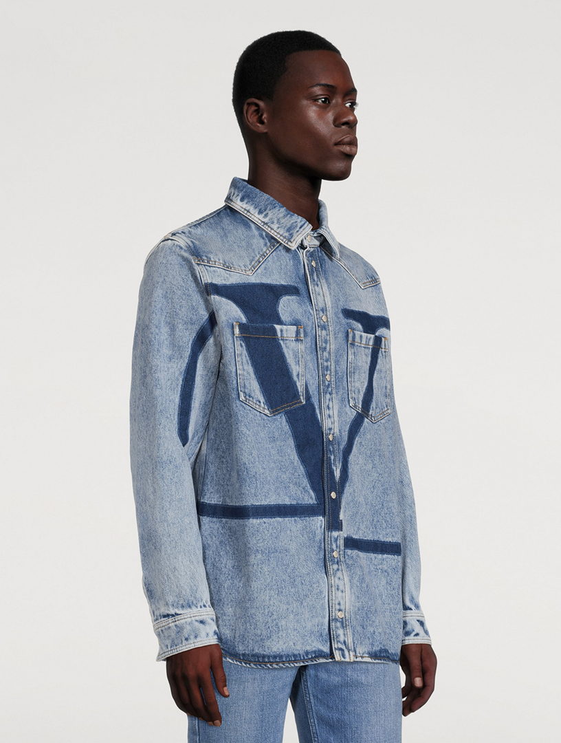 Valentino 2025 denim shirt