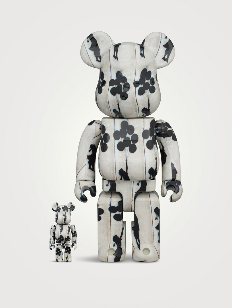 BEARBRICK Banksy Flying Balloon Girl 100% & 400% Be@rbricks | Holt ...