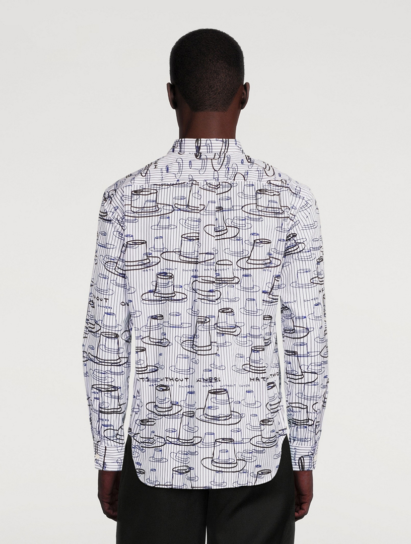 Cotton Shirt Hat Print