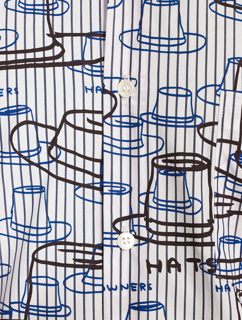 Cotton Shirt Hat Print