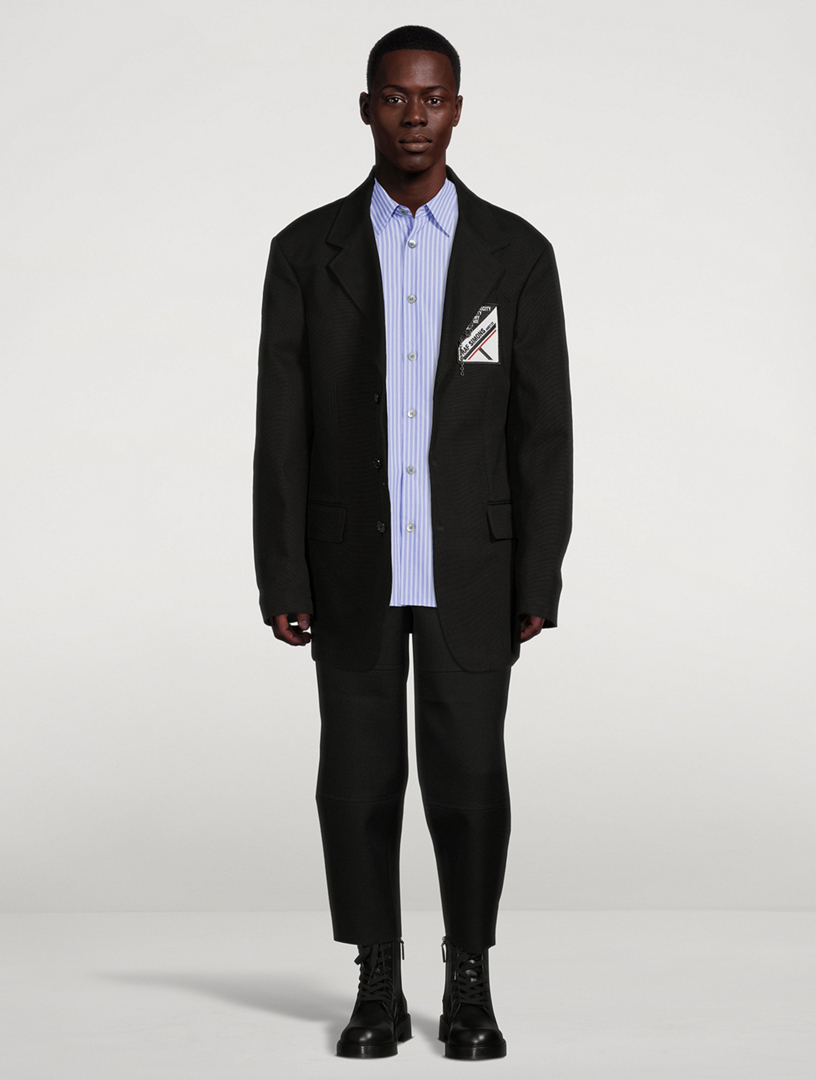 Wool Tapered Pants