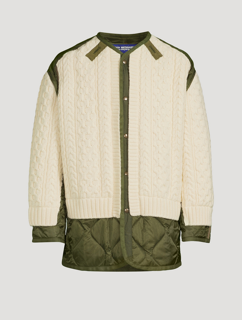 Quilted Knit Jacket