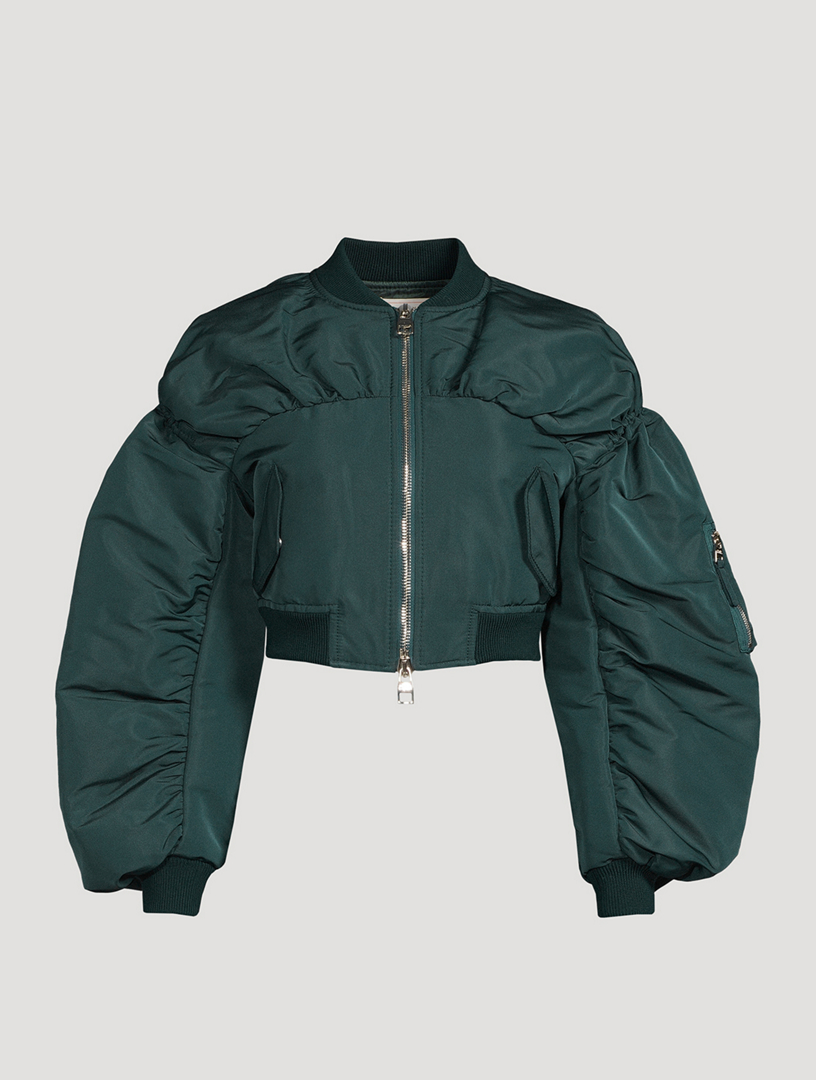 Puffy sleeve clearance jacket