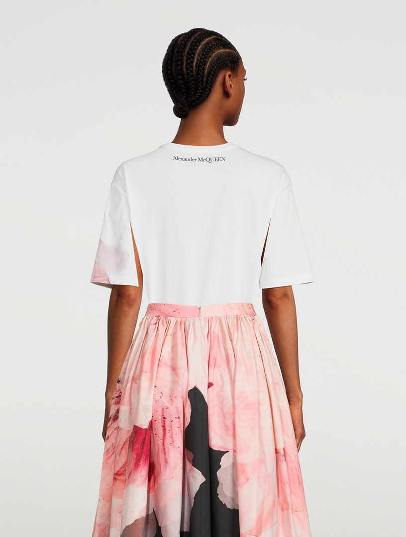 T-Shirt Paper Flower Print