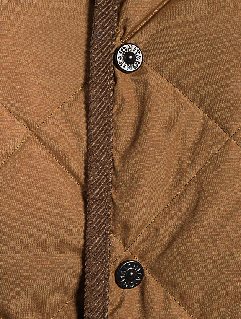 Long Nylon Down Coat